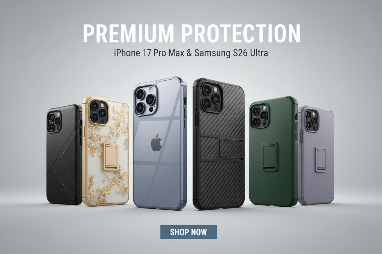 iPhone 17 Pro Max & Samsung S26 Ultra Cases